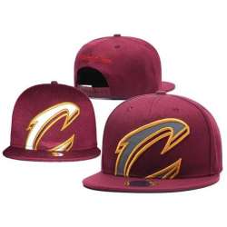 Cavaliers Team Logo All Red Mitchell & Ness Adjustable Hat GS