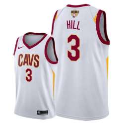 Cavaliers #3 Georege Hill White 2018 NBA Finals Nike Swingman Jersey