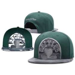 Celtics Team Logo Green Gray Adjustable Hat GS
