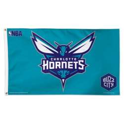 Charlotte Hornets Flag 3x5 Deluxe Style - Special Order
