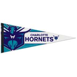 Charlotte Hornets Pennant 12x30 Premium Style - Special Order