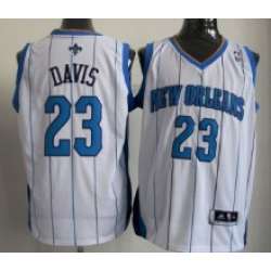 Charlotte Hornets #23 Anthony Davis White Jerseys