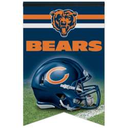Chicago Bears Banner 17x26 Pennant Style Premium Felt