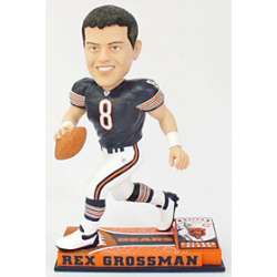 Chicago Bears Rex Grossman Forever Collectibles On Field Bobblehead CO