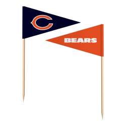 Chicago Bears Toothpick Flags