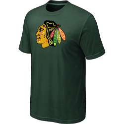 Chicago Blackhawks Big & Tall Logo D.Green T-Shirt