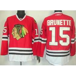 Chicago Blackhawks #15 Andrew Brunette Red Jerseys
