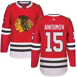 Chicago Blackhawks #15 Artem Anisimov Red Home Adidas Stitched Jersey DingZhi