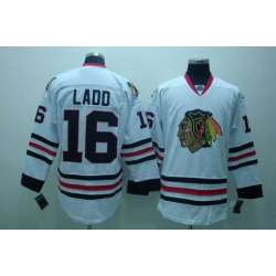 Chicago Blackhawks #16 Ladd white Jerseys