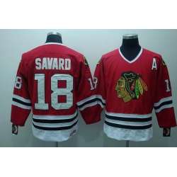 Chicago Blackhawks #18 Savaro red Jerseys [ccm]