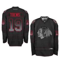 Chicago Blackhawks #19 Jonathan Toews 2013 Black Ice Jerseys