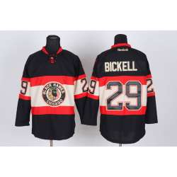 Chicago Blackhawks #29 Bryan Bickell Third Black Jerseys