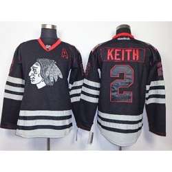 Chicago Blackhawks #2 Duncan Keith 2012 Black Ice Jerseys