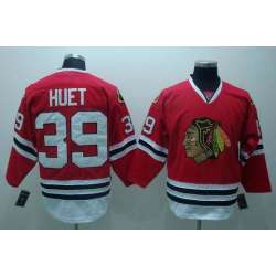 Chicago Blackhawks #39 Huet red Jerseys