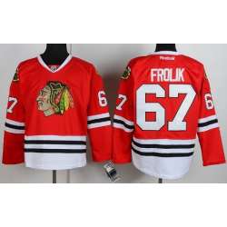 Chicago Blackhawks #67 Michael Frolik Red Jerseys