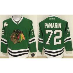 Chicago Blackhawks #72 Artemi Panarin Green Stitched NHL Jersey