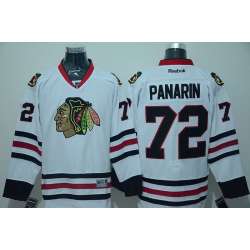 Chicago Blackhawks #72 Panarin White Stitched Jersey