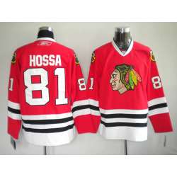 Chicago Blackhawks #81 Hossa Red Jerseys