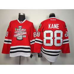 Chicago Blackhawks #88 Patrick Kane 2013 Stanley Cup Champions Red Jerseys