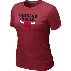 Chicago Bulls Big & Tall Primary Logo Red Women's T-Shirt