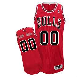 Chicago Bulls Customized red Road Jerseys