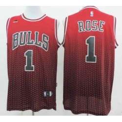 Chicago Bulls #1 Derrick Rose Revolution 30 Swingman 2013 Resonate Red Jerseys