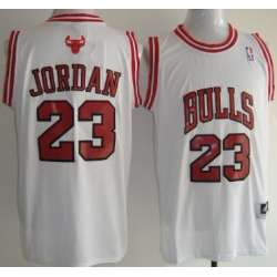 Chicago Bulls #23 Michael Jordan Revolution 30 Authentic White Jerseys