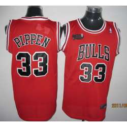 Chicago Bulls #33 Pippen Red finals Fans editions Jerseys