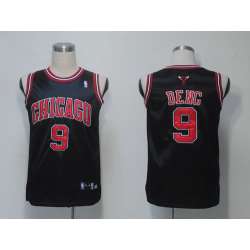 Chicago Bulls #9 Deng Black Jerseys