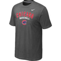 Chicago Cubs 2014 Home Practice T-Shirt - Dark Grey