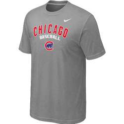 Chicago Cubs 2014 Home Practice T-Shirt - Light Grey