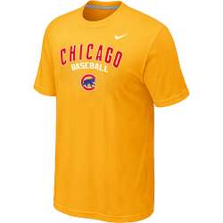 Chicago Cubs 2014 Home Practice T-Shirt - Yellow