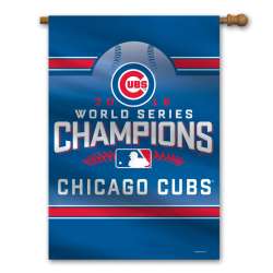 Chicago Cubs Banner Premium 28x40 Wall 2016 World Series Champs