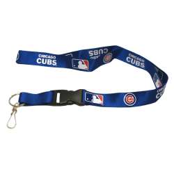 Chicago Cubs Lanyard - Breakaway with Key Ring - Blue