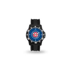 Chicago Cubs Watch Men"s Model 3 Style with Black Band