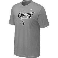 Chicago White Sox 2014 Home Practice T-Shirt - Light Grey