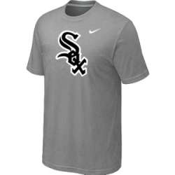 Chicago White Sox Nike Heathered L.Grey Club Logo T-Shirt