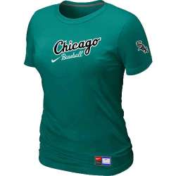 Chicago White Sox Nike Women's L.Green Away Practice T-Shirt