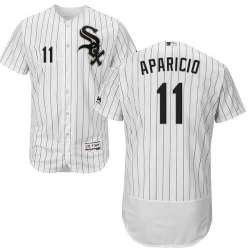 Chicago White Sox #11 Luis Aparicio White Flexbase Stitched Jersey DingZhi