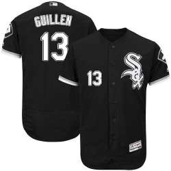 Chicago White Sox #13 Ozzie Guillen Black Flexbase Stitched Jersey DingZhi