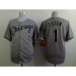 Chicago White Sox #1 Eaton Gray Jerseys