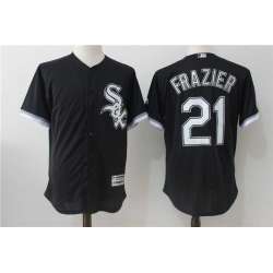 Chicago White Sox #21 Todd Frazier Black 2017 Spring Training New Cool Base Stitched Jersey
