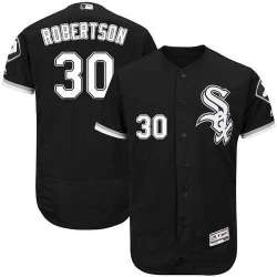 Chicago White Sox #30 David Robertson Black Flexbase Stitched Jersey DingZhi