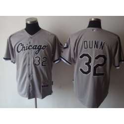 Chicago White Sox #32 Dunn Gray Jerseys