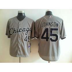 Chicago White Sox #45 Johnson Gray Jerseys