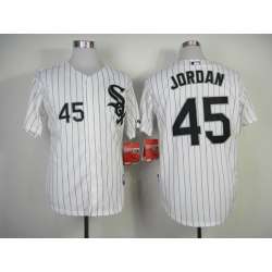 Chicago White Sox #45 Jordan White Throwback Jerseys