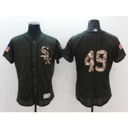 Chicago White Sox #49 Chris Sale Green Salute To Service 2016 Flexbase Collection Stitched Baseball Jersey
