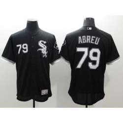 Chicago White Sox #79 Jose Abreu Black 2016 Flexbase Collection Stitched Jersey