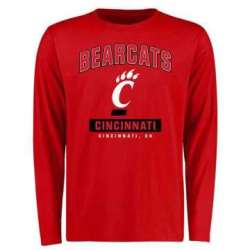 Cincinnati Bearcats Big x26 Tall Campus Icon Long Sleeve WEM T-Shirt - Red