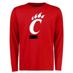 Cincinnati Bearcats Big x26 Tall Classic Primary Long Sleeve WEM T-Shirt - Red